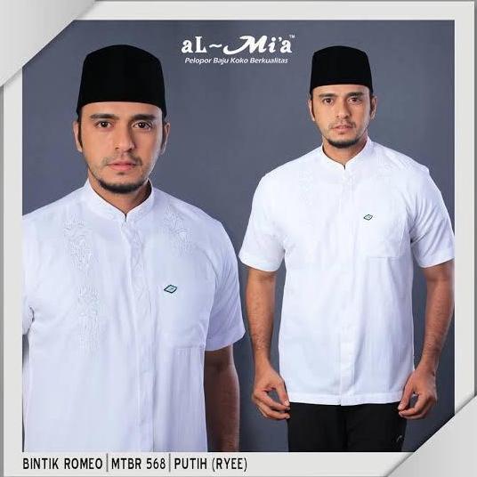 Promo Baju koko lengan Pendek Fashion almia-baju koko pendek fashion