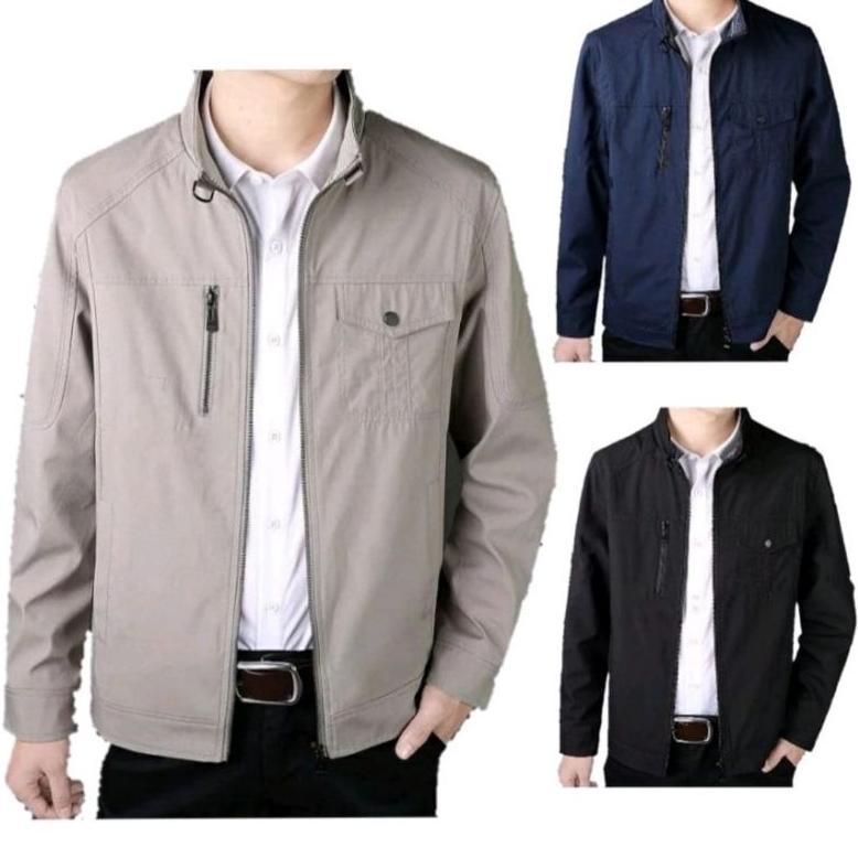 PREMIUM BAHAN IMPORT PREMIUM FASHION PRIA DEWASA/JAKET KANTOR/JAKET CASUAL/JAKET COWOK MASA KINI TER