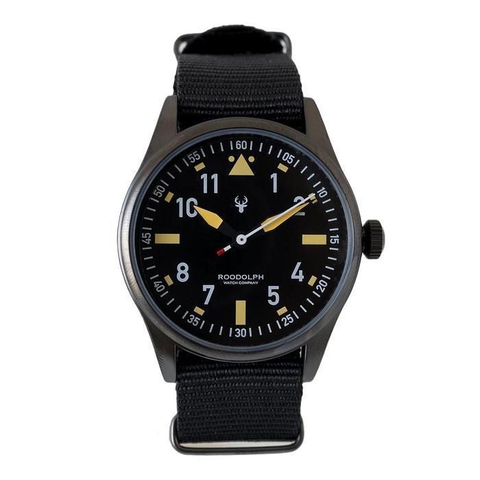 Roodolph Watch - Roadpilot Black | Jam Tangan Analog Pria | Men Watch
