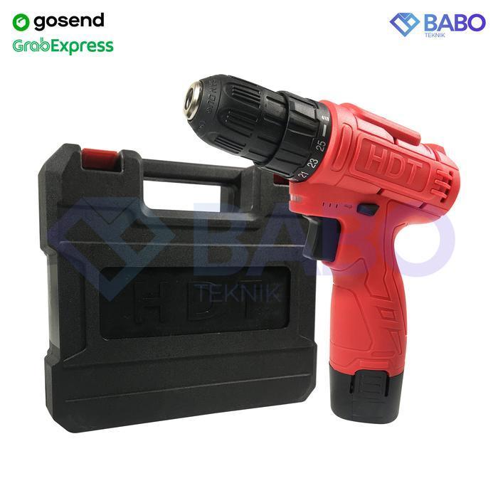 mesin bor baterai cas 12V bor listrik murah 2 baterai bolak balik