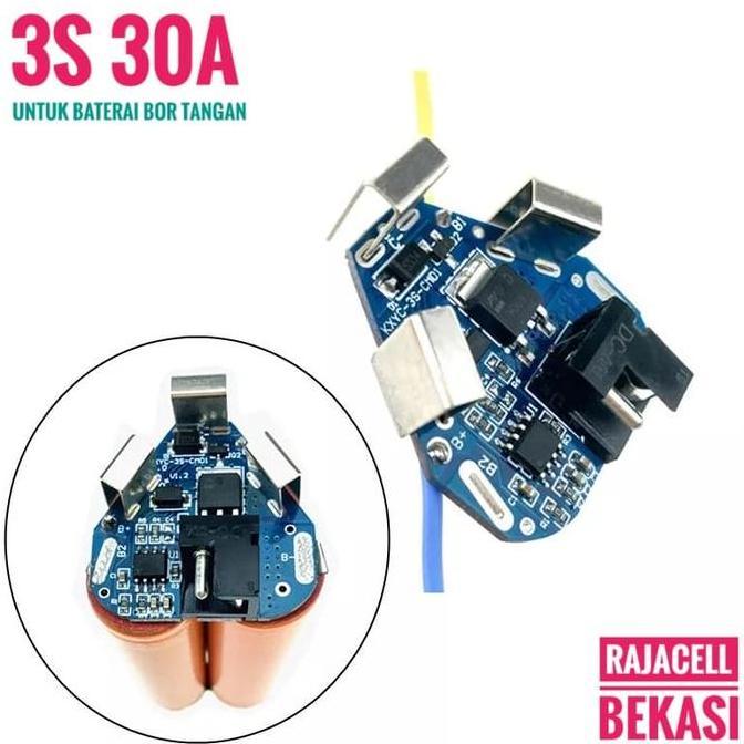 Trikikal- 3S 30A Battery Protection Board Bms Untuk Baterai Bor Tangan 18650