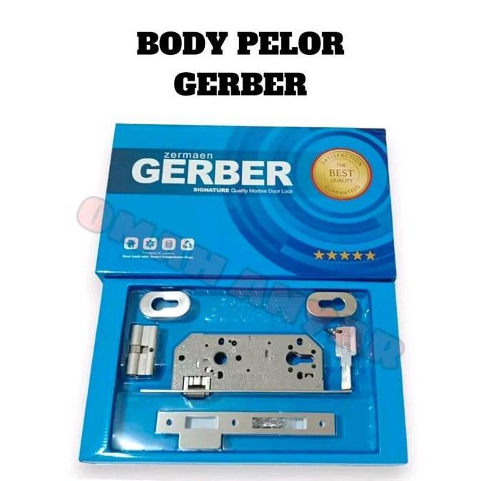 Body Kunci Pelor Pintu Rumah Utama Pintu Kayu Merek GERBER