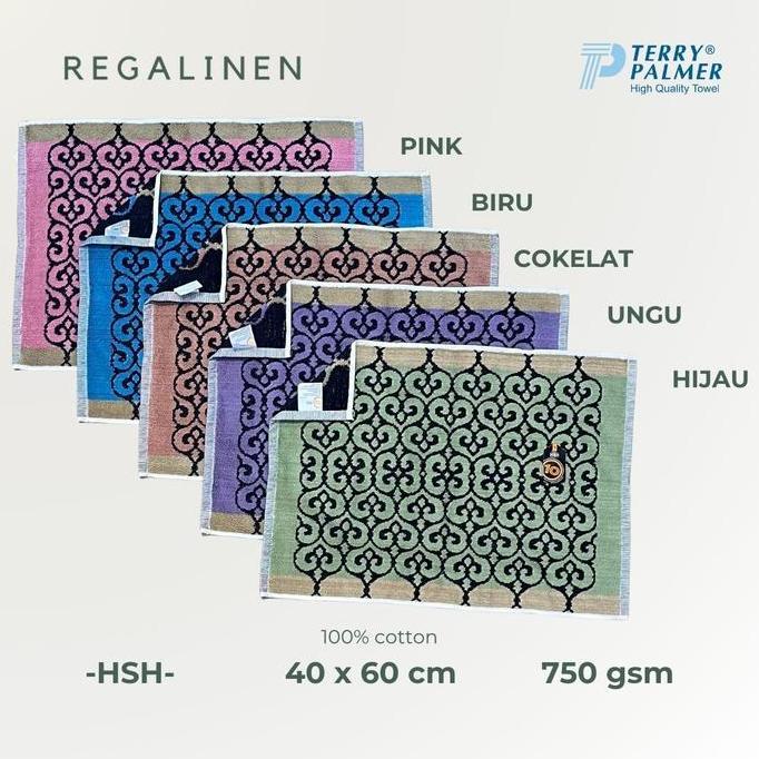 Whsxy- Keset Terry Palmer Handuk Kaki Hsh Motif Minimalis 40X60 Katun High Quality Bathmat Pure Cott