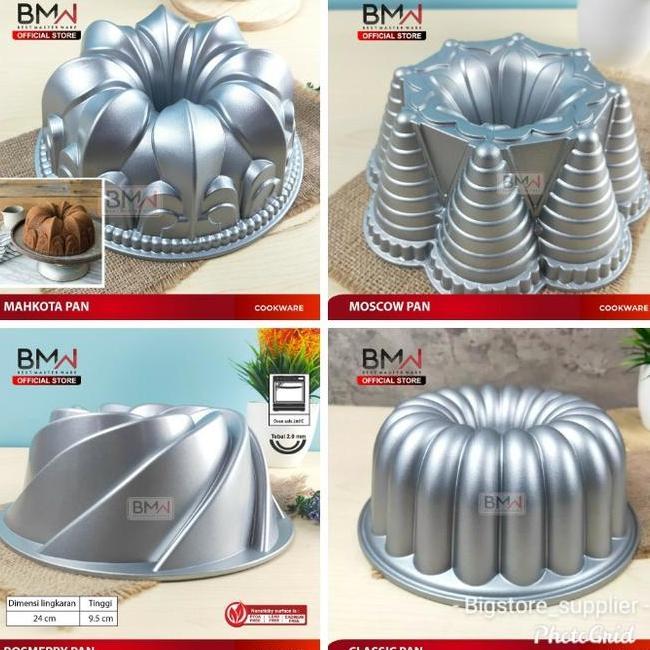 Loyang Pan Loyang Marmer Cake Moskow Classic Mahkota Pan