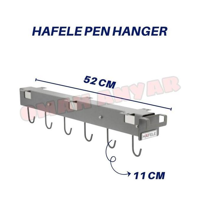 Rel Laci Gantungan Panci Teflon Dapur Kitchen Set Minimalis Pen Hanger