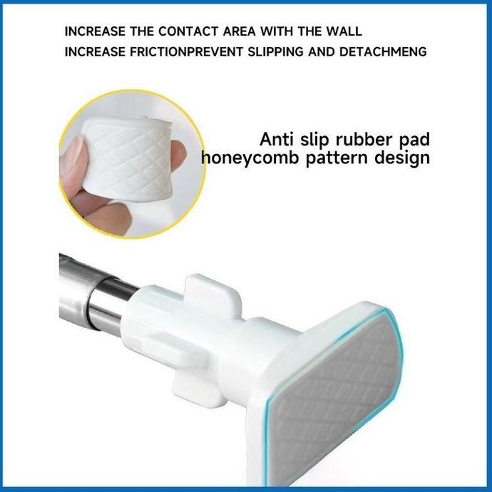 Whsxy- .Marine Tiang Gorden Fleksibel/ Tiang Jemuran / Tiang Serbaguna Kamar Mandi Toilet Dapur Jend