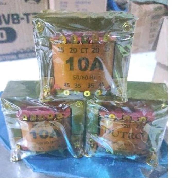 TRAFO 10A CT 45V TRAVO KOTAK / TRAFO TORODIAL TRAFO TOROID 10 AMPERE CT 55V 45V ORIGINAL DAN TERPERC