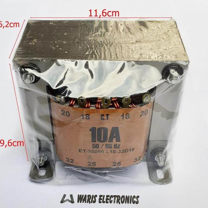 TRAFO MURNI ERA CT 10A AMPERE 32V TRAVO ORIGINAL DAN TERPERCAYA