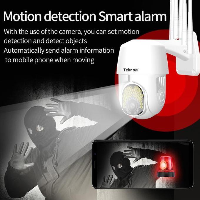 Scuritoi- Teknobi Kamera Cctv Ip Camera Wifi Ptz Auto Tracking Mengikuti Gerakan Cloud