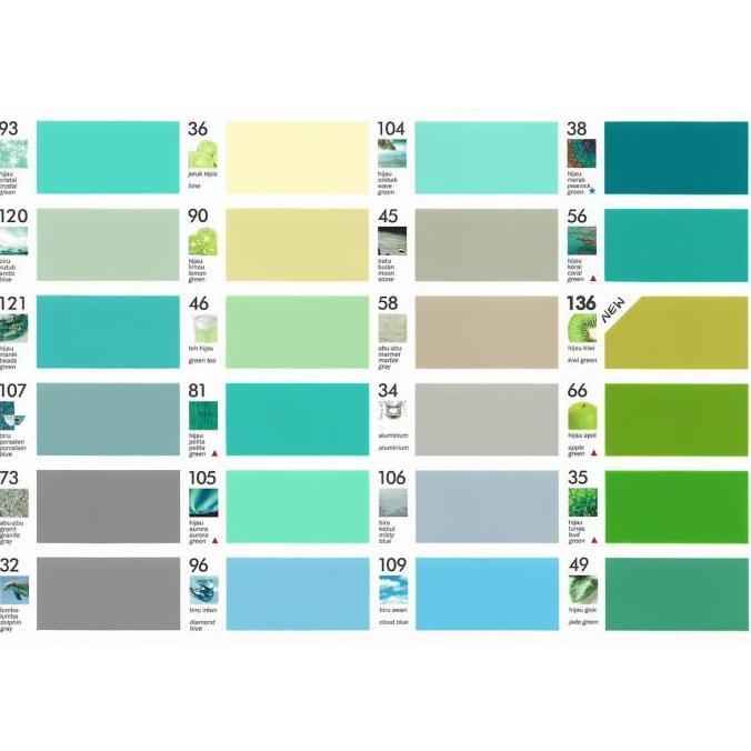 Wbex- Cat Kayu & Besi Emco Lux - Hitam Super Doff