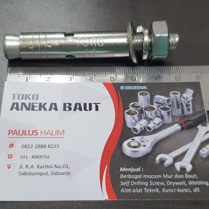 (Allthebest) Dynabolt SS Stainless M12x80