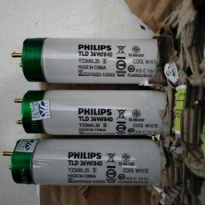 (Allthebest) Lampu TLD 36W/840 Warm White Philips TL 36 Watt 36 W 4000K
