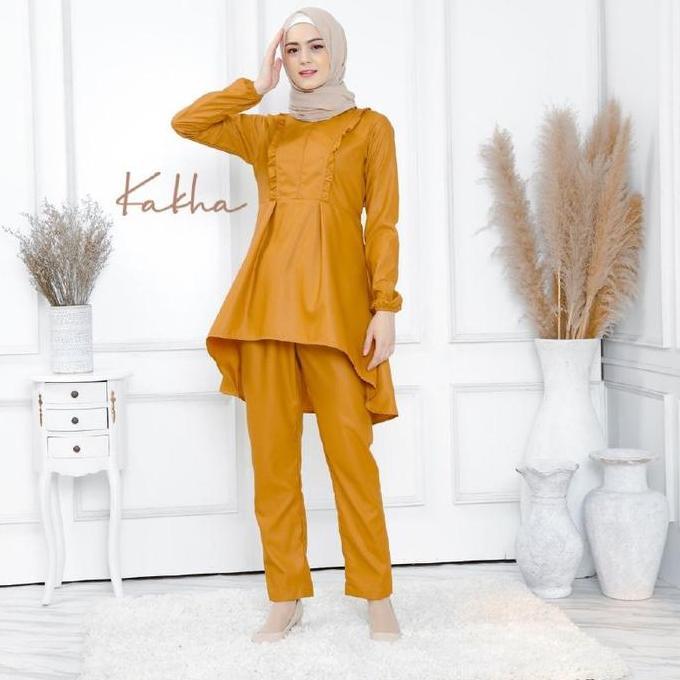 Kakha - Kareem Series (Mustard) - Sarimbit Keluarga Muslim