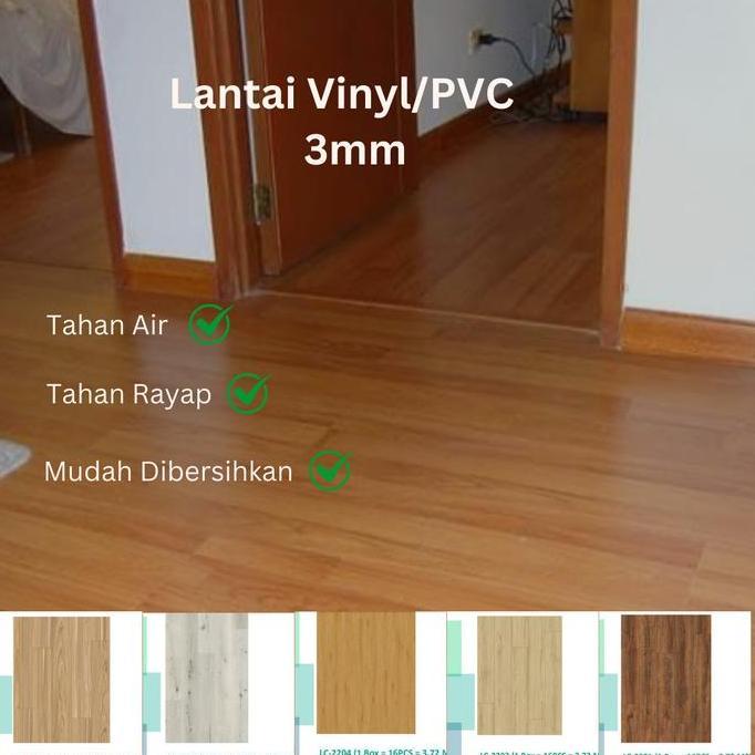 TERLARIS Lantai Kayu / Vinyl Flooring / Vinyl 3mm