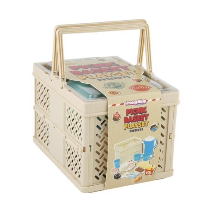 Thebest- PRETTY MISSY SET PICNIC BASKET DESSERT