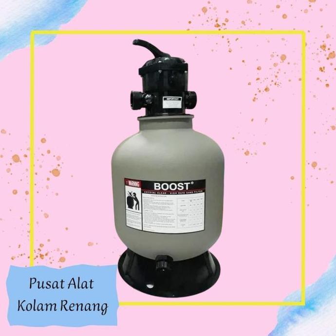 Filter kolam renang merk Boost 19" untuk pompa 3/4 HP