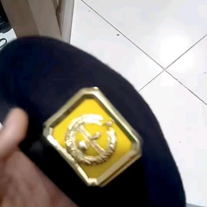 Kilaugaya- Emblem Tatop Baret Pramuka Penggalang Penegak Pandega Buat Putra Cor Logam Timbul Lapis A