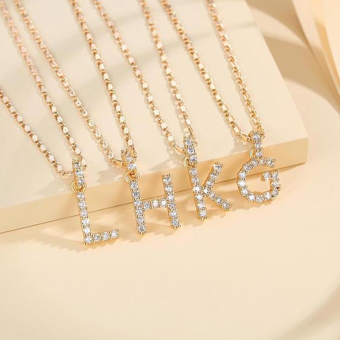 Kilaugaya- Y009 Kalung Huruf Titanium Wanita Fashion Kalung Jewellery