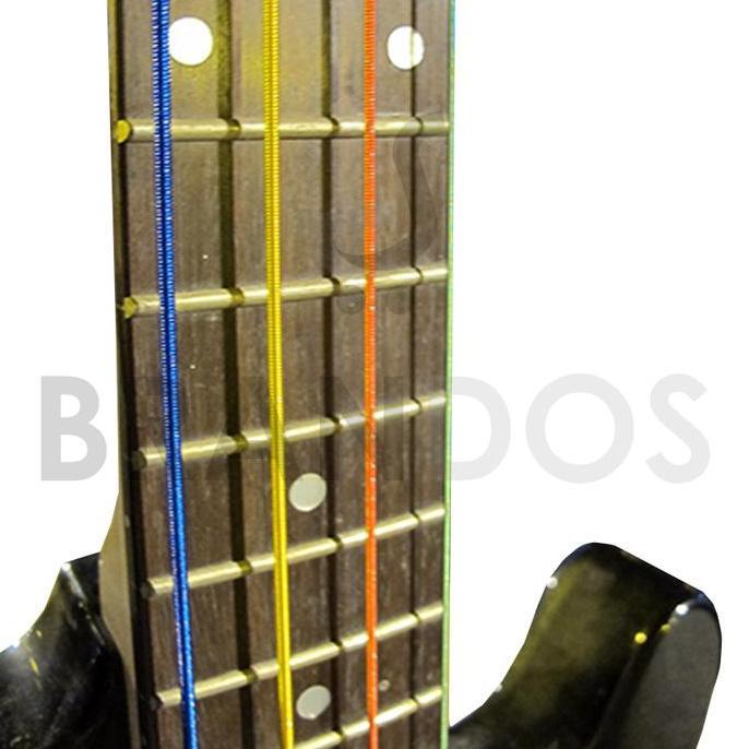 Gongging- Senar Gitar Bass Elektrik Warna Warni/Colourful Alice A609C (4 Senar)