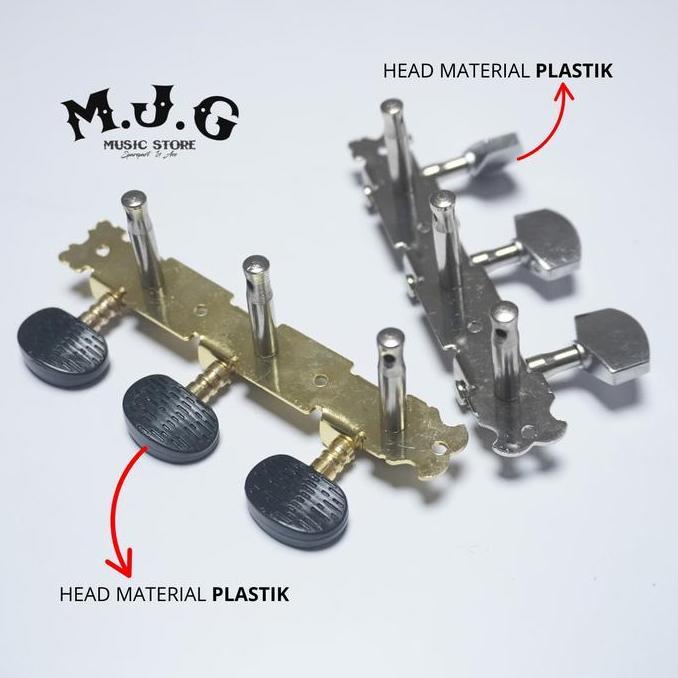 Dryer Tuning Machine Tuner Gitar Akustik 3R 3L Chrome Or Gold
