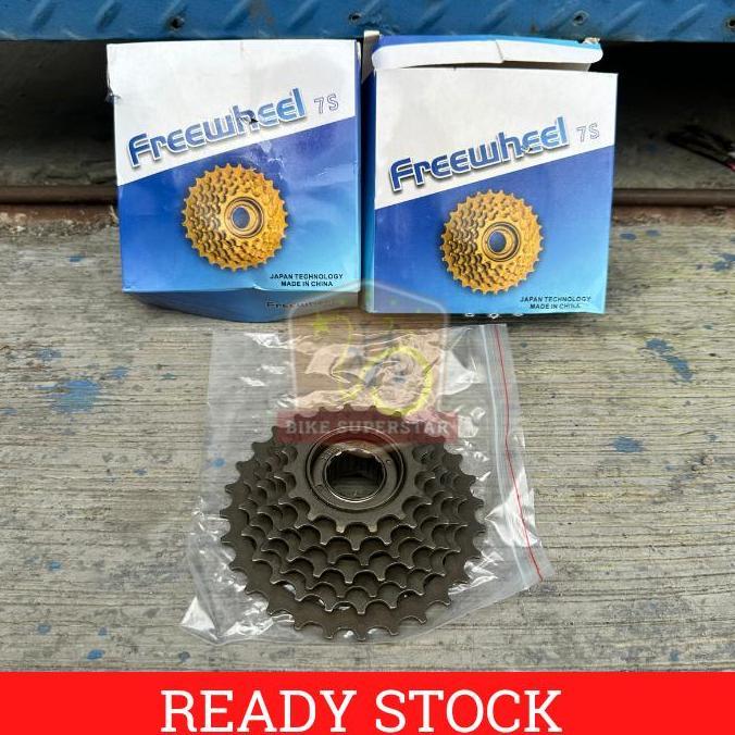 Freewheel Gear Gir Susun Belakang Sepeda 7 Speed Drat Ulir ODESSY