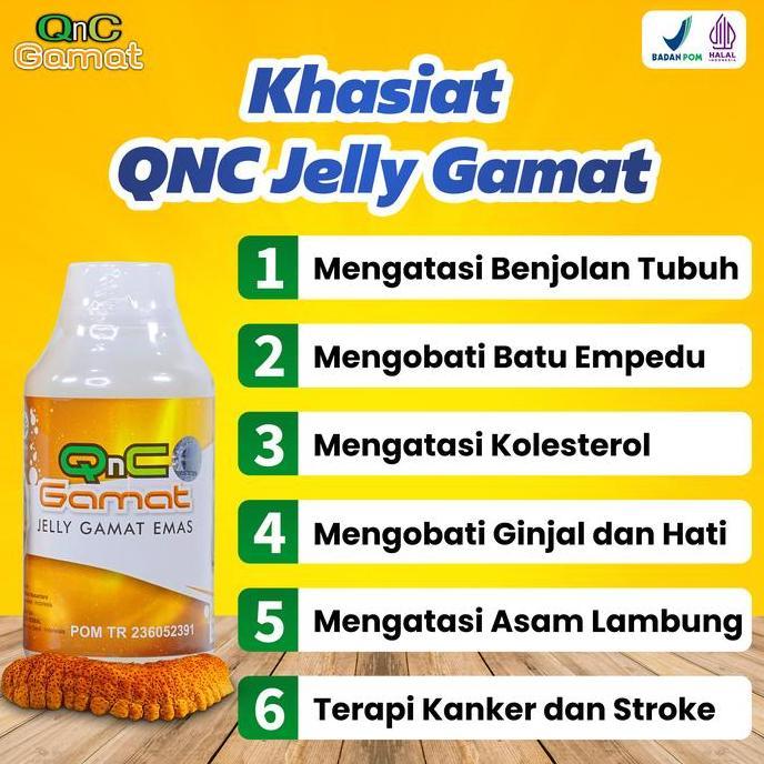 Healtiwi- Qnc Jelly Gamat Original - Jely Gamat - Jeli Gamat- Jelly Gamat Emas