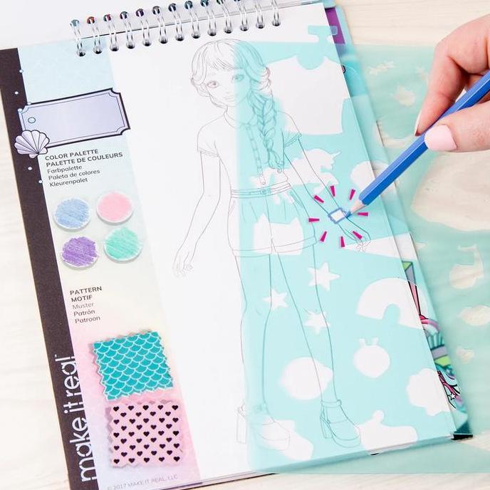 Thebest- MAKE IT REAL SET SKETCHBOOK PASTEL POP