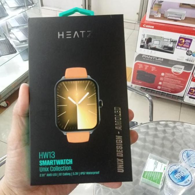 Smartwatch Heatz Hw13 Layar 2.01" Amolled  Bluetooth 5.3 Ip67 Waterproof
