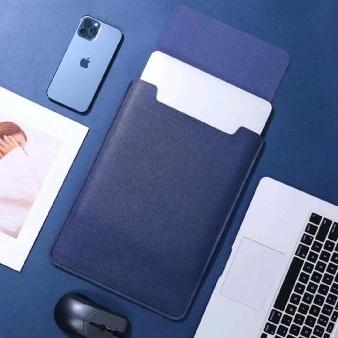 Tas Kulit 13 Inch Leather Pu For Laptop Sleeve Macbook Air Pro Notebook