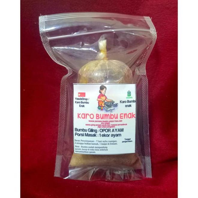 Bumbu Halus Opor Ayam Putihkuningbumbu Giling Opor Ayam Putihkuning