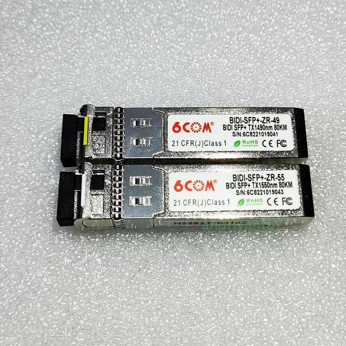 Lansungkirim- Sfp+ 10G Bidi Compatible Cisco Mikrotik Juniper 70-80Km Lc