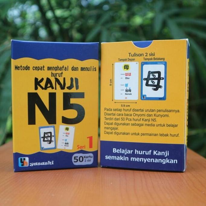 Lansungkirim- Flashcard Kanji N5 Seri 1