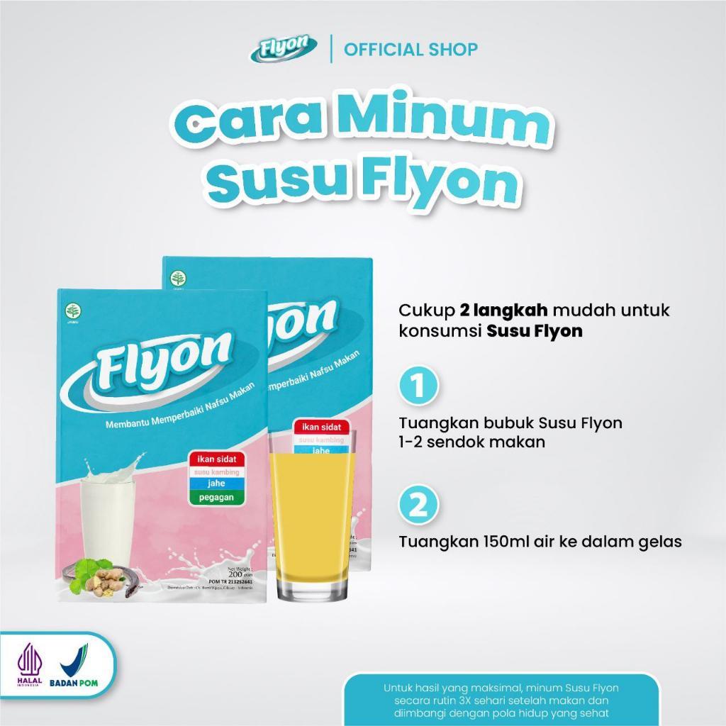 Susu Flyon Original Susu Penggemuk Badan Penambah Berat Badan Alami Bpom