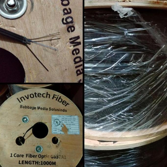 Lansungkirim- Dropcore 1 Core 2 Core 3 Seling Invotech Kabel Fiber Optik