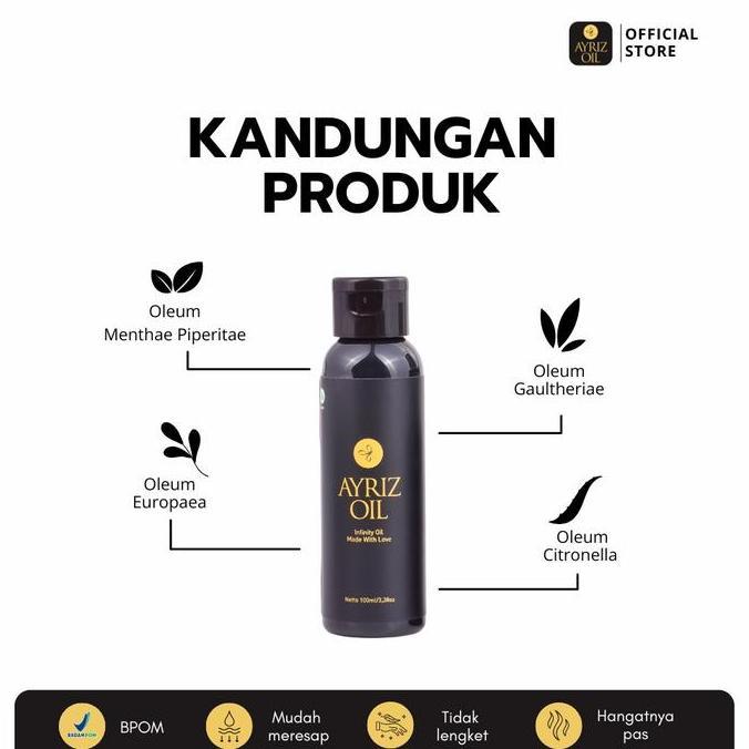 Cod,Bisa- Paket 2 Botol Travelpack 50Ml Ayriz Oil Original