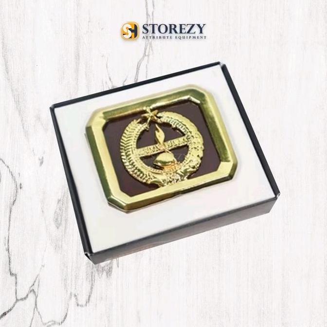 Cute- Topi Baret Pramuka Camel + Emblem Pandega/Penegak/Penggalang Premium - Model Terbaru