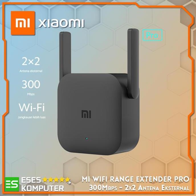 Lansungkirim- Wifi Range Extender Xiaomi Mi Pro Id 300Mbps Wi-Fi Range Repeater