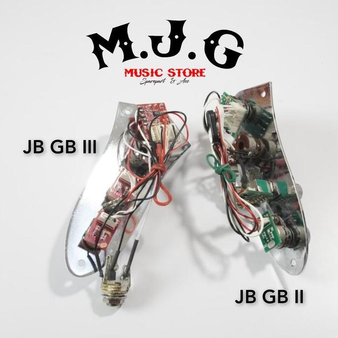 Preamp Equalizer Wiring Set Kit Bass Elektrik Jazzbass Style