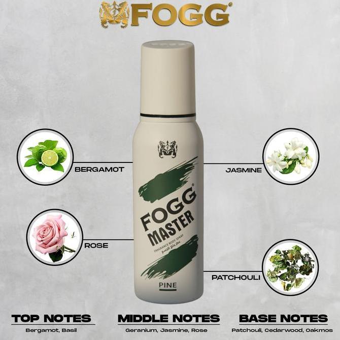 Gasyuk- Fogg Bundling 3 Pcs - Parfum Body Spray 120Ml Marco Napoleon Dynamic Wangi Tahan Lama Tanpa 