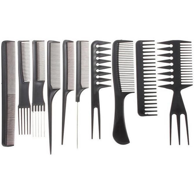 Ayokirim- Kartika Sisir Rambut Pria Wanita Rontok Salon Profesional 1 Set Barbershop Keren Hair Comb