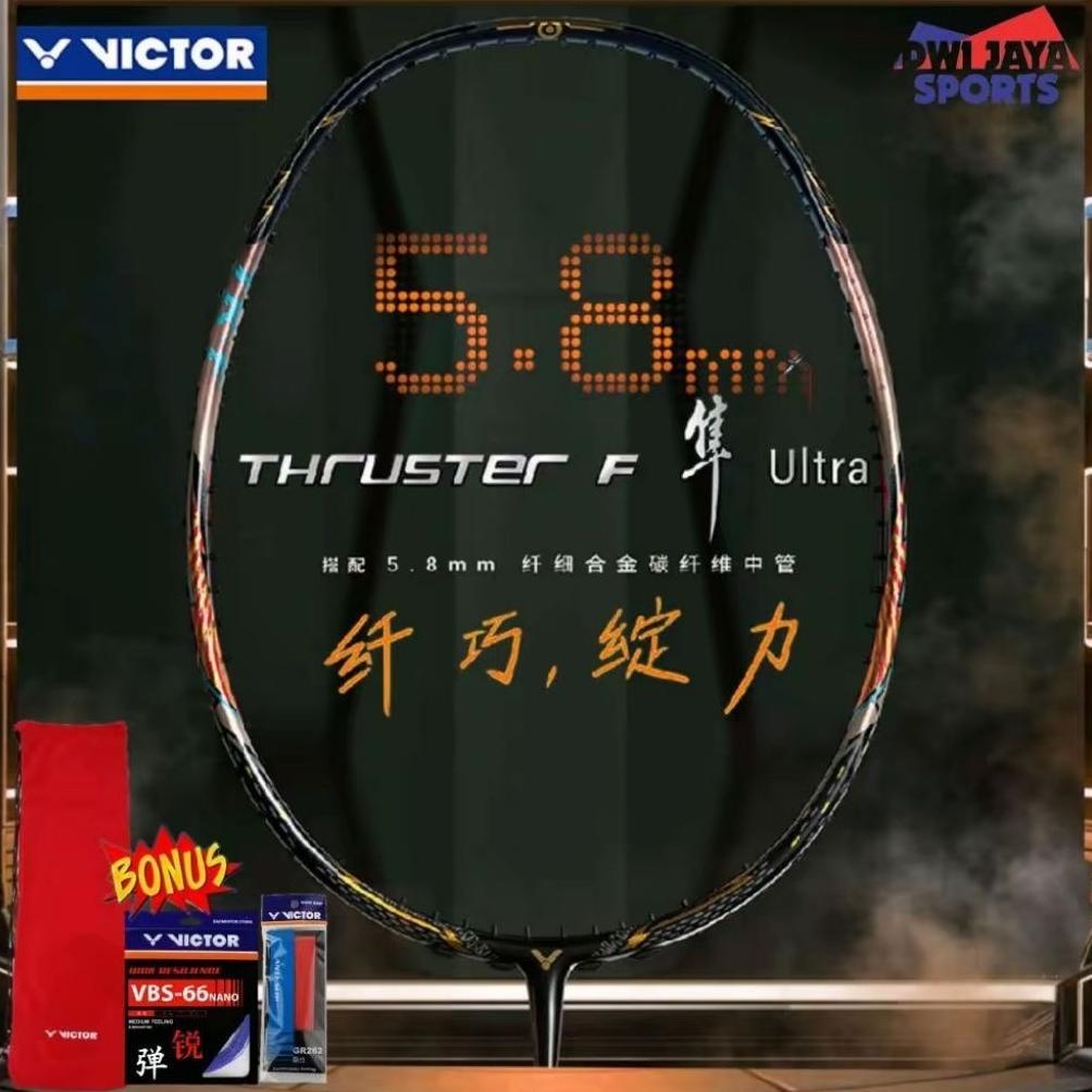 NEW Raket Badminton Victor Thruster Falcon Ultra C | THRUSTER F ULTRA C | Tk F ultra c