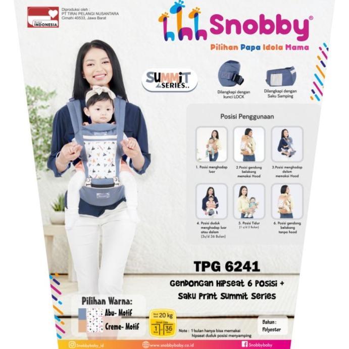 Gendongan Hipseat 6 posisi Summit Series Saku Print Snobby Termurah