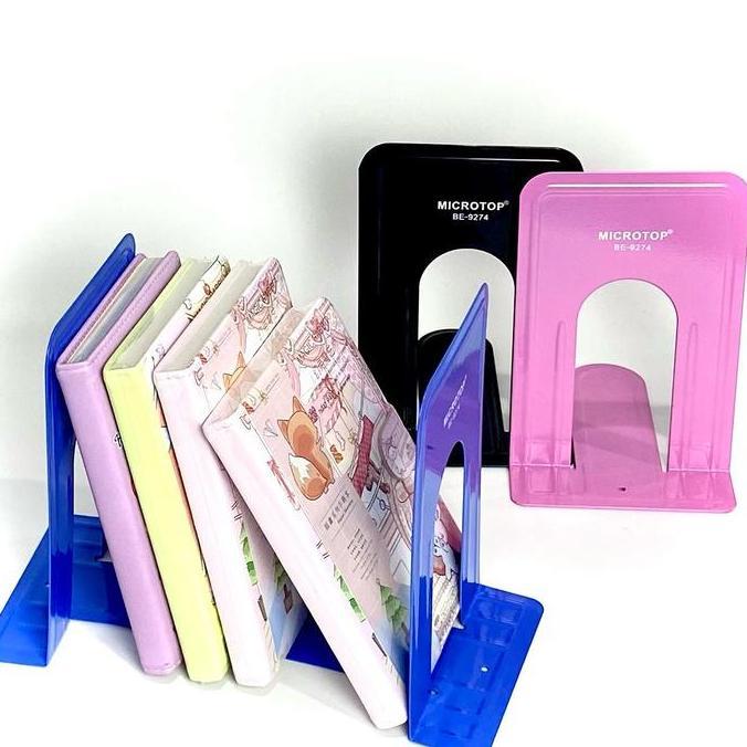 Doxdoc- Bos Book End/ Pembatas Buku Besi / Pembatas Buku/ Sekat Sekatan Buku Hijau