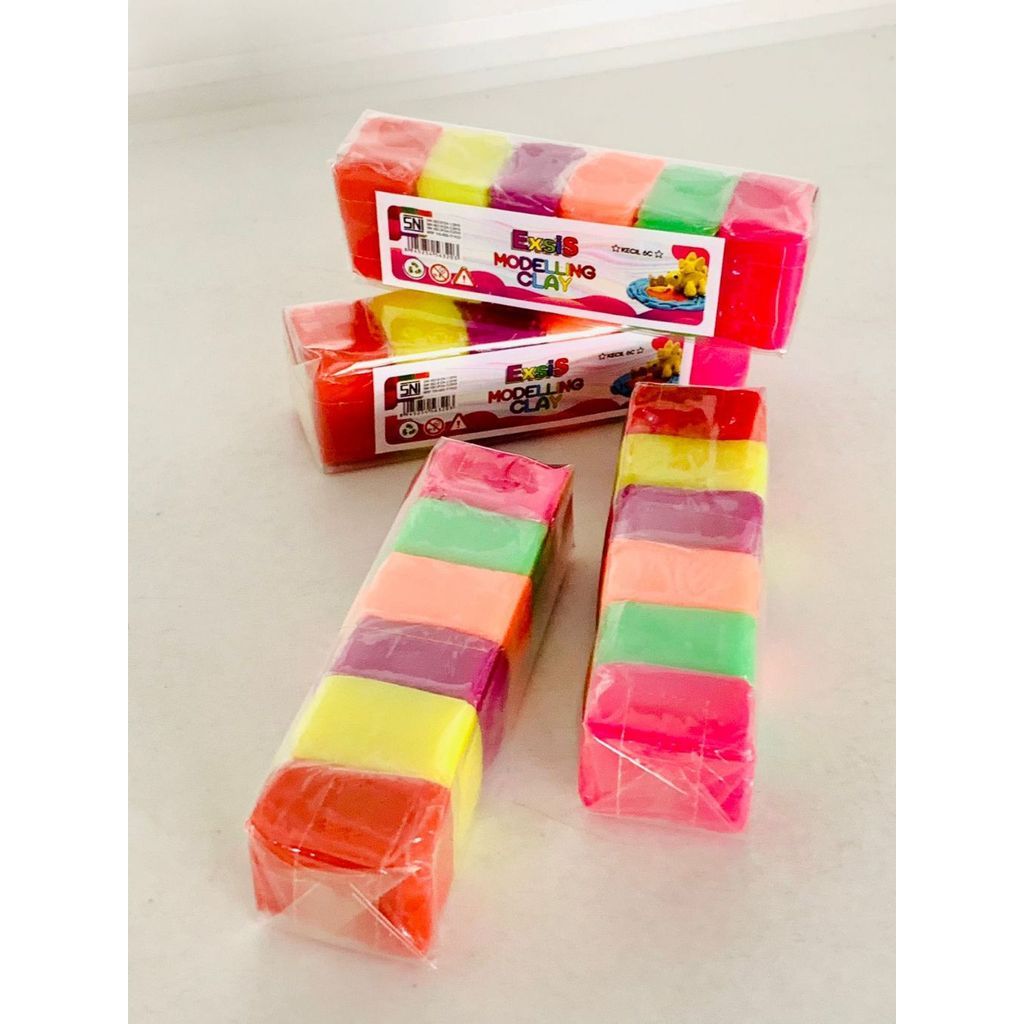72buah plastisin SNI EXSIS  malam mainan