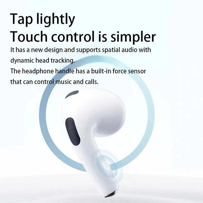 Jbl Phantom 4  Tws Headphone Nirkabel Earphone Bluetooth-Kompatibel 5.3 Headset Tahan Air Dengan Mik