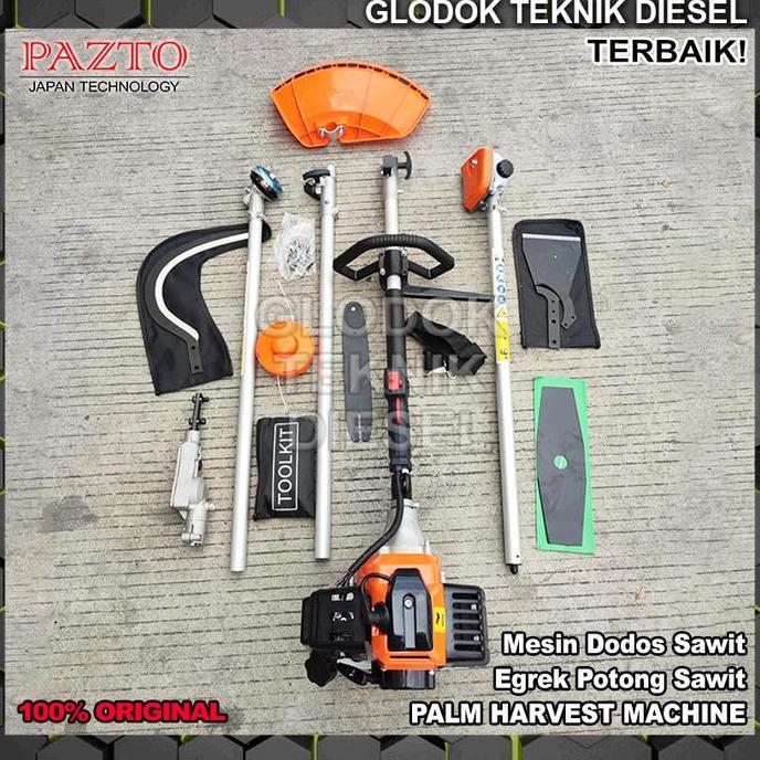 Mesin Egrek Dodos Sawit Alat Potong Panen Babat Sawit Palm Harvester