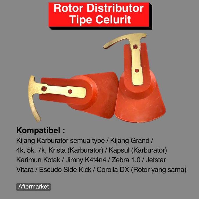 Yesss- Rotor Clurit Rotor Pacul Rotor Kijang Karbu, Zebra 1.0, Carade, Vitara