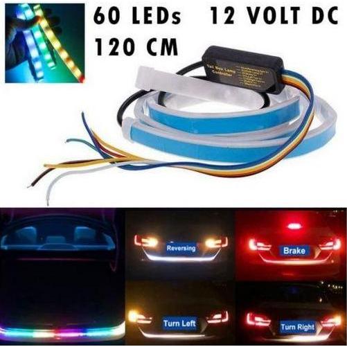 Yesss- Lampu Led Bagasi Mobil 120 Cm / Led Tail Trunk Rgb