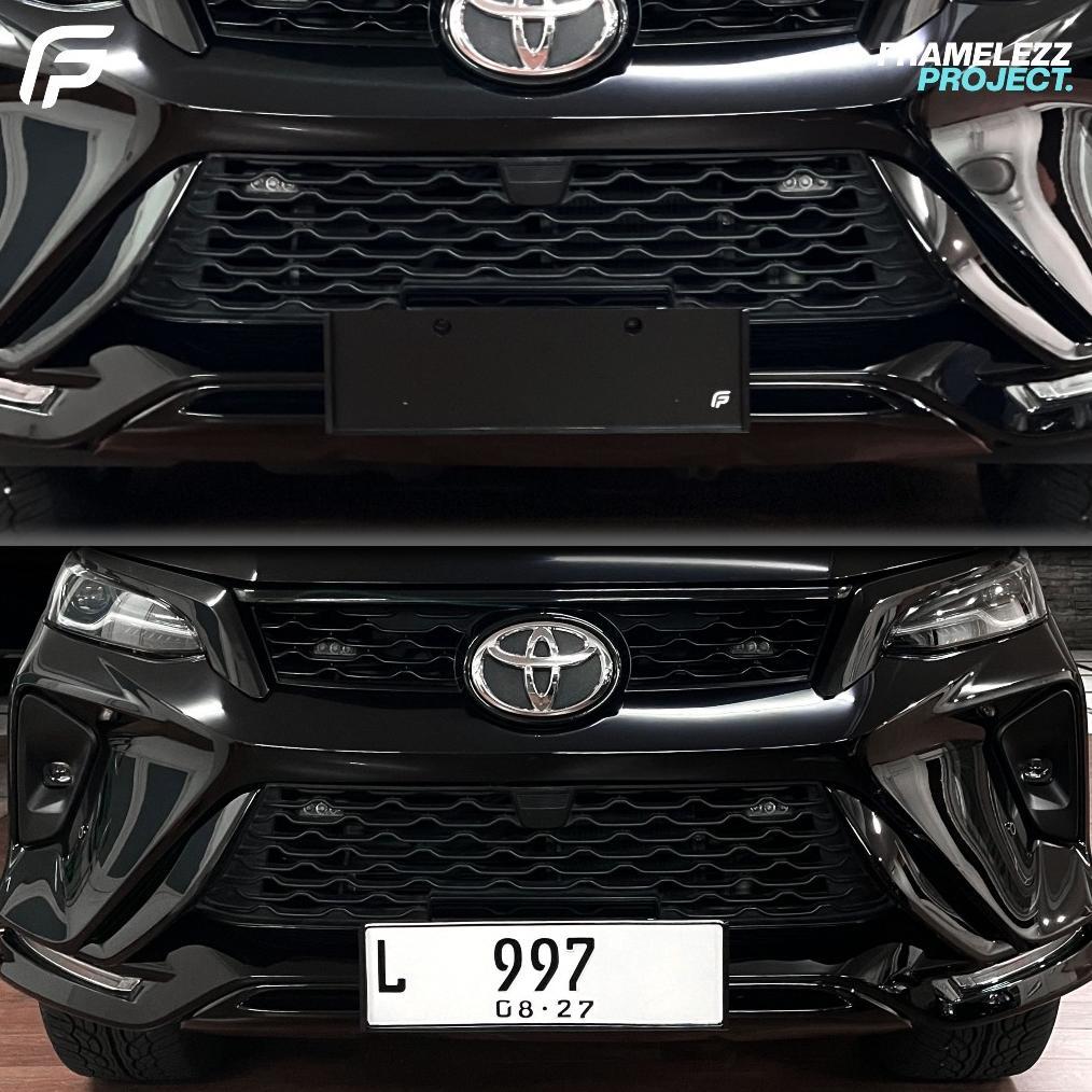 TERLARIS Tatakan/Dudukan Plat Nomor Mobil Dinas Pejabat Bracket Plat Besi Dudukan Plat Pejabat Duduk