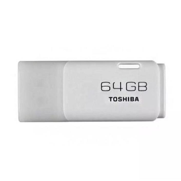 Flashdisk 64GB Toshiba Hayabusha Flashdisk Free Micro USB OTG-White